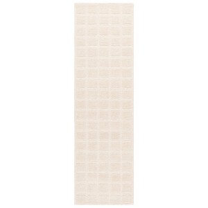 Genre GRE501 Hand Tufted Indoor Runner Rug - Beige - 2'3"x8' - Safavieh - 1 of 4