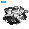 Unique Bargains Photo Jewelry Making Pendant Trays with Glass Gemstones 30 Sets - 3 of 4