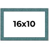 PosterPalooza | Simple Blue Picture Frame - UV Acrylic, Backing Board, Hanging Hardware Included - 2 of 4