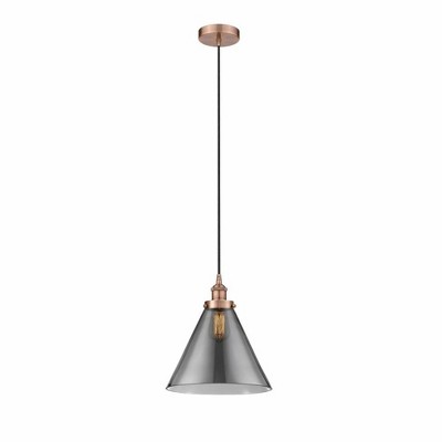Cone - 1 Light Mini Pendant In Industrial Style-14.75 Inches Tall and 12 Inches Wide