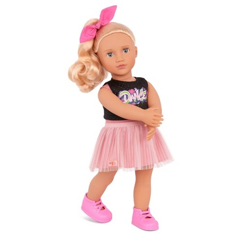 Our Generation Lovely Hearts Pink Hat & Gradient Dress Outfit For 18 Dolls  : Target