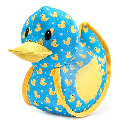 The Worthy Dog Tough Rubber Duck Dog Toy Blue S Target