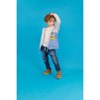 Lyrics by Lennon and McCartney Fleece Zip-Up Hoodie Blue/Gray - 4 of 4