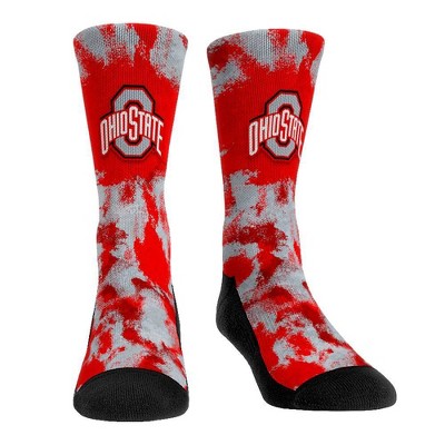 NCAA Ohio State Buckeyes Paint Crew Socks - L/XL