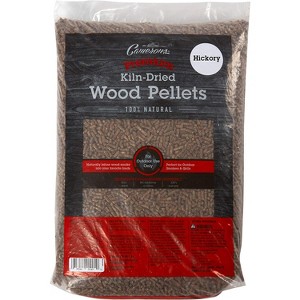 Camerons Products Wood Pellets (Hickory, 20 lb Bag) Natural Premium Hand Crafted Pellot Smokers, and Pellet Grills- Easy Combustion for Smokey Flavor - 1 of 4