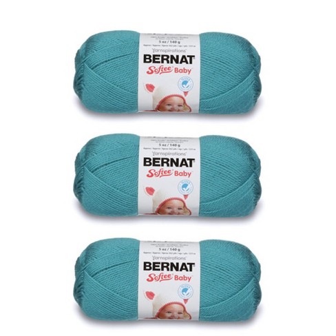 Bernat Softee Baby Aqua Yarn - 3 Pack Of 141g/5oz - Acrylic - 3 Dk (light)  - 362 Yards - Knitting/crochet : Target