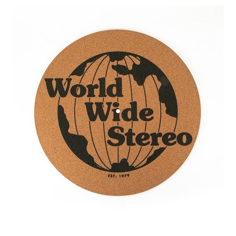 World Wide Stereo 12" Cork Turntable Slipmat - 1979 Special Edition, 2 of 3