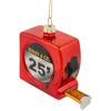 Northlight 3.25" Red Measuring Tape Glass Christmas Ornament - 4 of 4