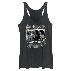Women's Stranger Things Hellfire Club Members Racerback Tank Top - 1 of 4