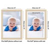 Americanflat 12x18 Poster Frame with Shatter-Resistant Glass, Use as 11x17 Frame with Mat or 12x18 Frame Without Mat, Hudson Collection, Natural Oak - 2 of 4