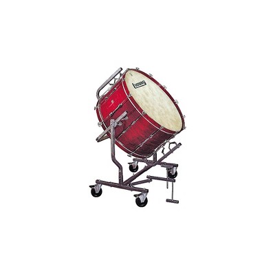 Ludwig Concert Bass Drum w/ Fiberskyn Heads & LE788 Stand Mahogany Stain 20x36