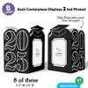 Big Dot of Happiness Black & White 2025 Graduation Photo Holder Centerpieces, 4x6 Picture Display Box, Table Decoration Centerpiece for Grad Party - 4 of 4