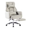 NicBex Adjustable Office Chair with Wheels,Modern Ergonomic Computer Chair with High Back,Swivel Leather Desk Chair for Adult,Student - 4 of 4