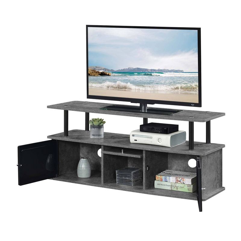 Designs2Go TV Stand for TVs up to 50" with 3 Storage Cabinets and Shelf - Breighton Home, 4 of 6