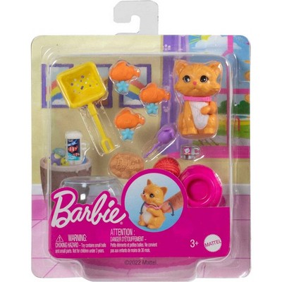 Barbie Pet and Accessories Set Kitten with Motion and 10 Plus pc_5