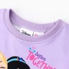 PATPAT Disney Princess Outfits Set for Toddler Girls Ruffle Hem Long-sleeve Tops Stripe Pattern leggings 2PCS - 4 of 4