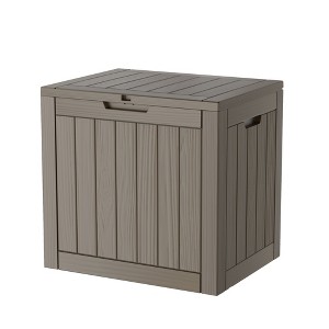 Decksplore Deck Box, Outdoor Storage Box, Patio Gardening Tools, Water and UV Resistant for Patio, Garden, Lawn, - 1 of 4