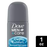 Dove Men+Care 72Hr Clean Comfort Travel Antiperspirant & Deodorant Dry Spray Trial Size - 1oz