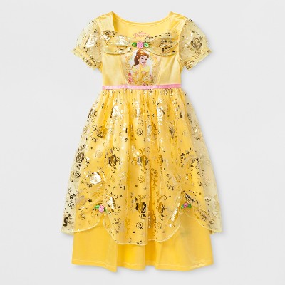 Toddler Girls' Disney Princess Belle NightGown - Yellow