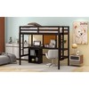 Twin Size Loft Bed with Desk and Writing Board - 3 of 4