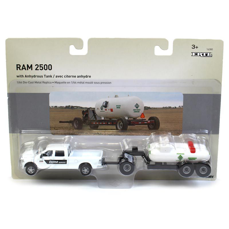 ERTL 1/64 Dodge Ram Pickup with Dual Anhydrous Ammonia Tank Carrier 16380, 2 of 5
