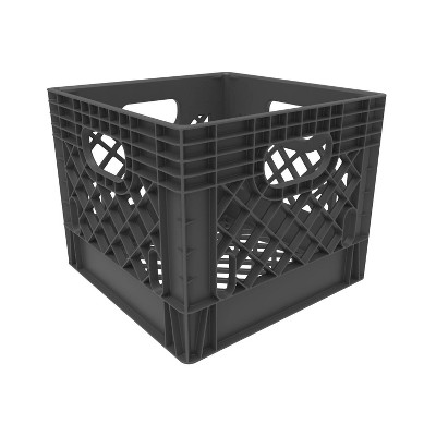  Rehrig Pacific Company 16qt Industrial Milk Crate Gray 