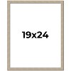 PosterPalooza | 19x24 Thin Barnwood Picture Frame, UV Acrylic, 2 Finishes - Grey and Black - 2 of 4