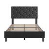 Queen Size Bed Frame, Upholstered Platform Bed Frame With Height Adjustable Headboard, Wood Slats Support, No Box Spring Needed, Noise Free - 4 of 4