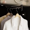 FUFU&GAGA 2 Large Drawer Double Door Wardrobe Display Cabinet with Hanging Bar and Mirror - 4 of 4