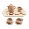 Topteng 13Pcs Western Kitchen Wooden Tea Sets Play Kitchen Dishes/Tea Set For Kid - 2 of 4