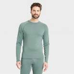 Men's Fitted Cold Mock Long Sleeve Athletic Top - All in Motion™