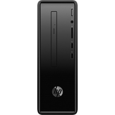 HP Slimline 290 Desktop Computer AMD A4 4GB RAM 1TB HDD Dark Black - AMD A4-9125 Dual-core - USB Wired Keyboard & Mouse included