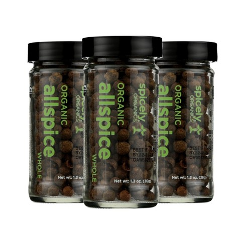 Spicely Organics - Organic Allspice - Whole - Case Of 3/1.3 Oz : Target