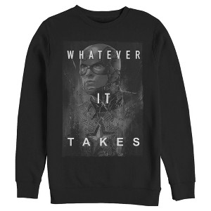 Men's Marvel Avengers: Endgame Whatever It Takes Captain America Sweatshirt - 1 of 3