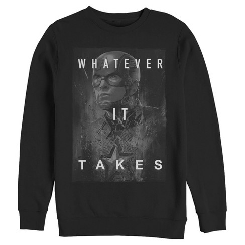 Men's Marvel Avengers: Endgame Whatever It Takes Captain America Sweatshirt - image 1 of 3