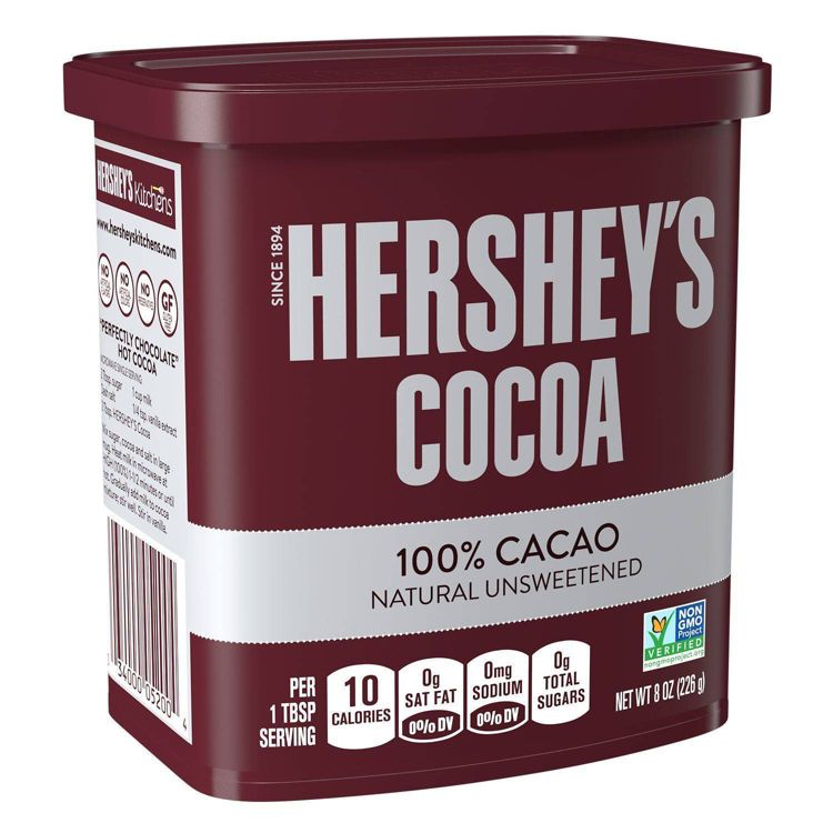 Hershey's Natural Unsweetened Cocoa - 8oz, 2 of 7