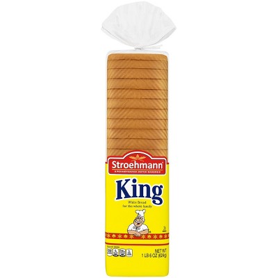 Stroehmann King White Sandwich Bread - 22oz