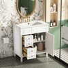TIRAMISUBEST 30" Bathroom Vanity with Sink, Freestanding Bathroom Storage Cabinet w/Soft-Closing Door & 2 Drawers - 2 of 4