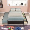 CAVINAS Full Size Modern Design Platform Bed Frame with Drawers/Trundle,No Box Spring Needed - 4 of 4