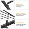Acekool Metal Platform Bed Frame with Storage, Steel Slat Support & Noise-Free Design, Easy Assembly - 4 of 4