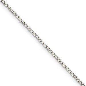 Black Bow Jewelry 1.75mm Sterling Silver, Solid Twisted Box Chain Necklace - 1 of 4