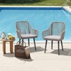 Sunsitt 2pc Outdoor Dining Chairs - 2 of 4