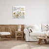 Stupell Industries Encouraging Bumble Bee Quote Blossoming Flower Meadow Canvas Wall Art - 2 of 4