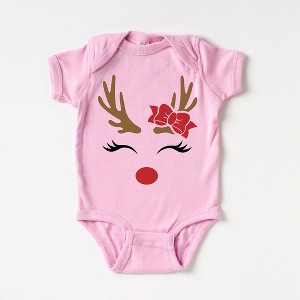 The Juniper Shop Reindeer Girl Baby Bodysuit - 1 of 2