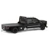 1/64 2018 Silverado 3500 Dually Flatbed Pickup Truck, Black, Exclusive 51583-A - 3 of 4
