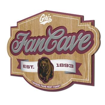 NCAA Montana Grizzlies 3D Multi-Layered Fan Cave Sign, Official Team Memorabilia for Home or Office