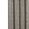 Kate Aurora 2 Piece Multi Color Modern Contempo Abstract Chenille Light Filtering Grommet Top Curtains - 2 of 4