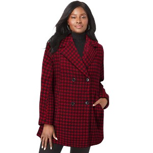 Jessica London A-Line Wool Peacoat - 1 of 4