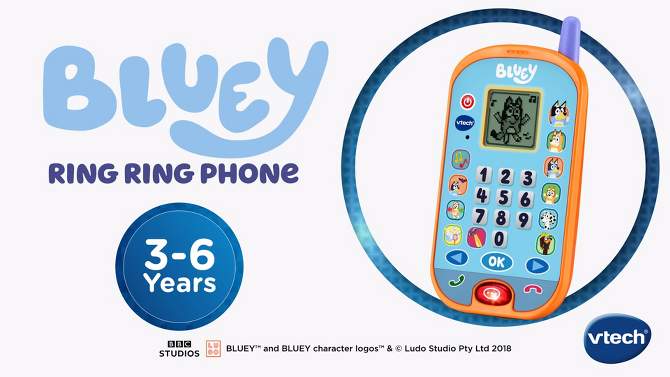 VTech Bluey Ring Ring Phone, 2 of 12, play video