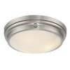Savoy House Lucerne 3 - Light Flush Mount in  Satin Nickel - 2 of 4